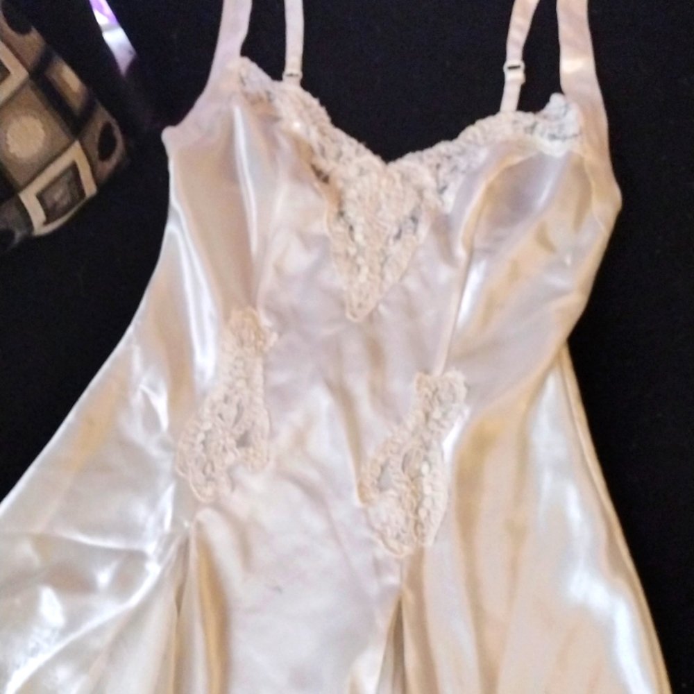 y2k victoria's secret white lingerie dress size xs